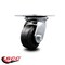 Service Caster 4 Inch Heavy Duty Top Plate Rubber on Steel Swivel Caster with Roller Bearing SCC-35S420-RSR - alternate 3